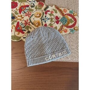 Corteiz Hand Embroidered Wool Knit Skull Cap Beanie Grey Crochet Allstarz